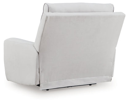 Social Pointe Pearl/Ash Power Recliner - PC9880282
