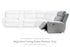 Social Pointe Pearl/Ash Right-Arm Facing Power Recliner - PC9880262