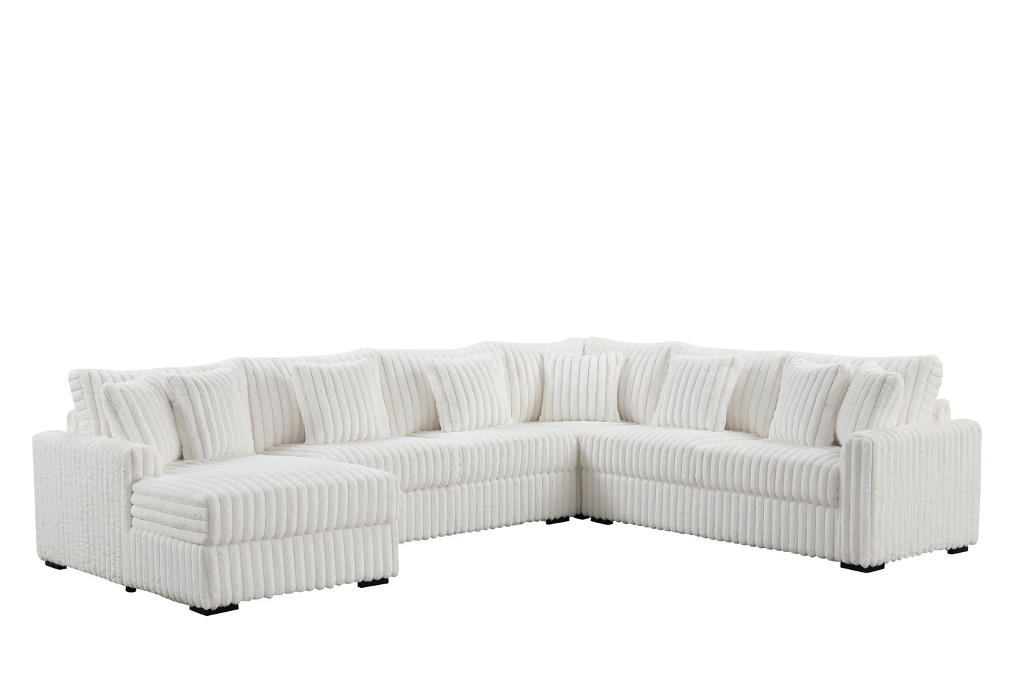 Solana Beige Sectional - SOLANA BEIGE