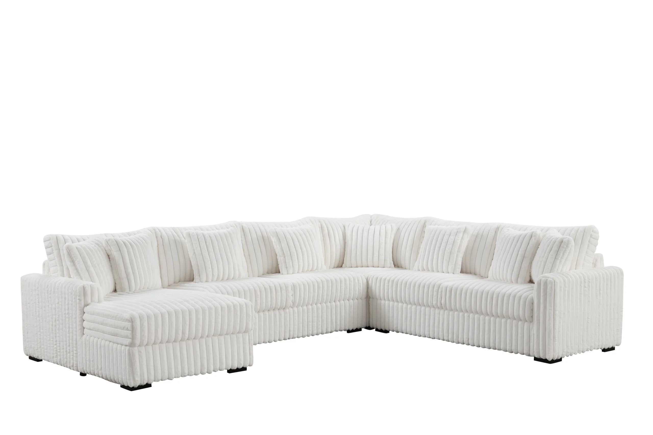 Solana Beige Sectional - SOLANA BEIGE