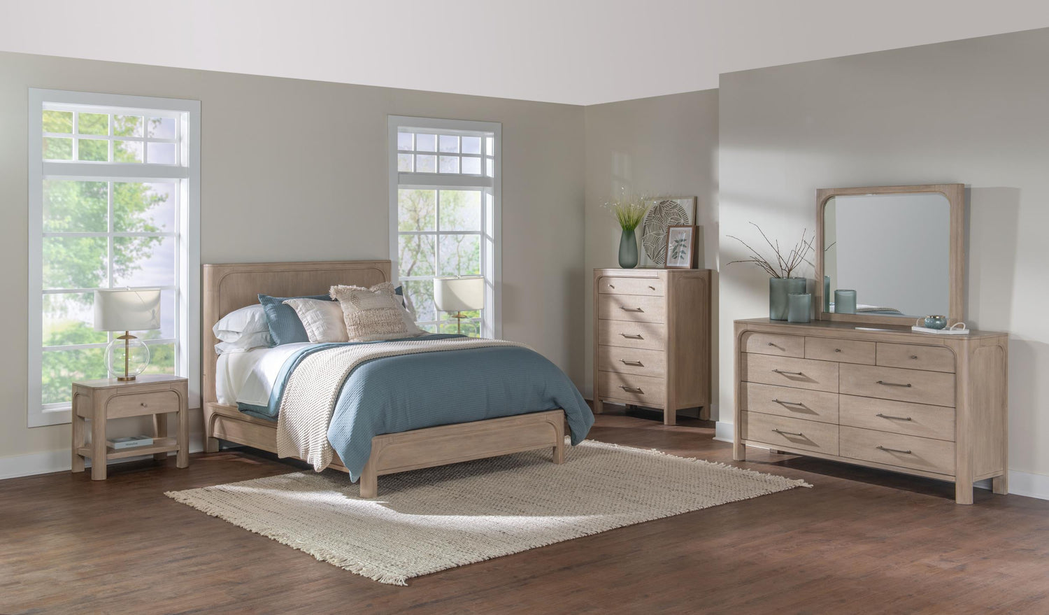 Solano 4-piece Eastern King Bedroom Set Weathered Mango - 222521KE-S4