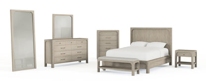 Solano 55-inch Eastern King Panel Bed Weathered Mango - 222521KE
