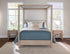 Solano 85-inch Eastern King Canopy Bed Weathered Mango - 222520KE