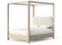Solano 85-inch Queen Canopy Bed Weathered Mango - 222520Q
