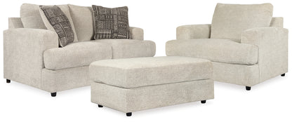 Soletren Loveseat, Oversized Chair and Ottoman - 95104U14