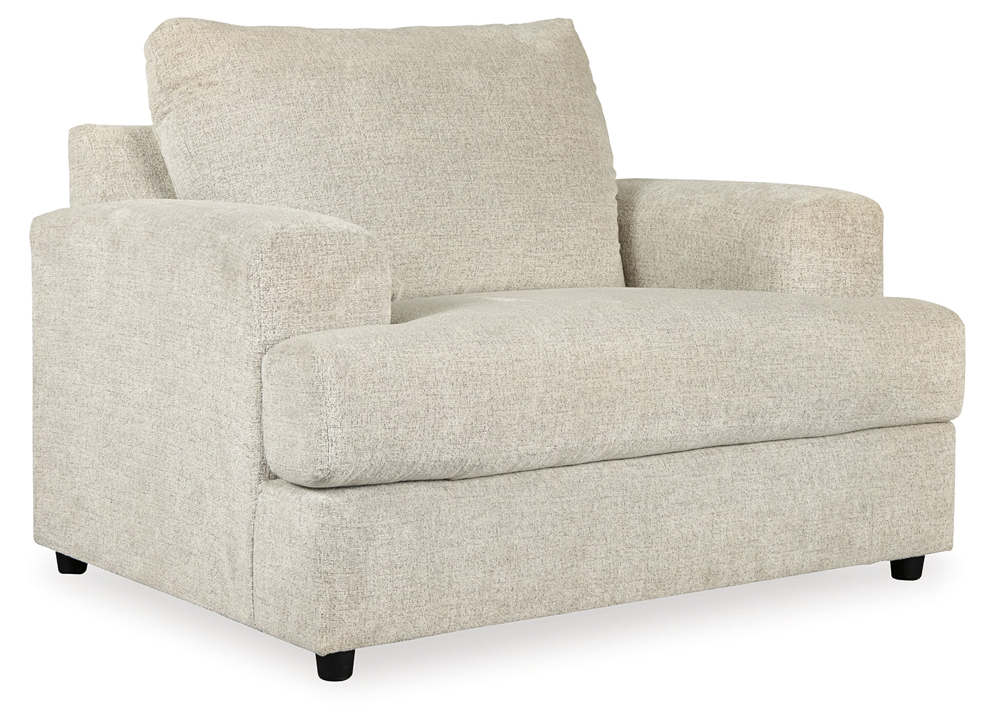 Soletren Sofa, Loveseat, Chair and Ottoman in Stone - PKG007403