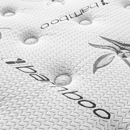 Sommet 13" Twin Bamboo Euro Top Memory Foam Hybrid Mattress - 350363T