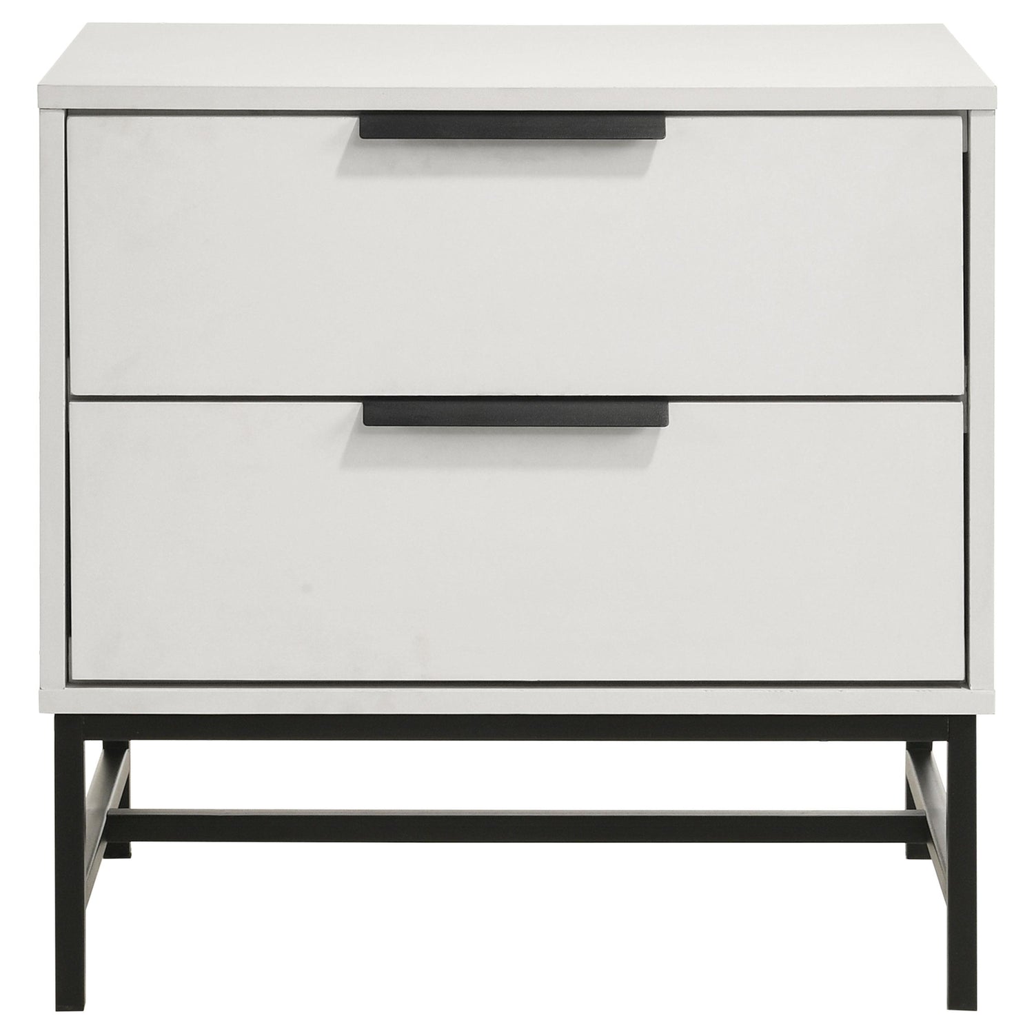 Sonora 2-drawer Nightstand Bedside Table White - 224862