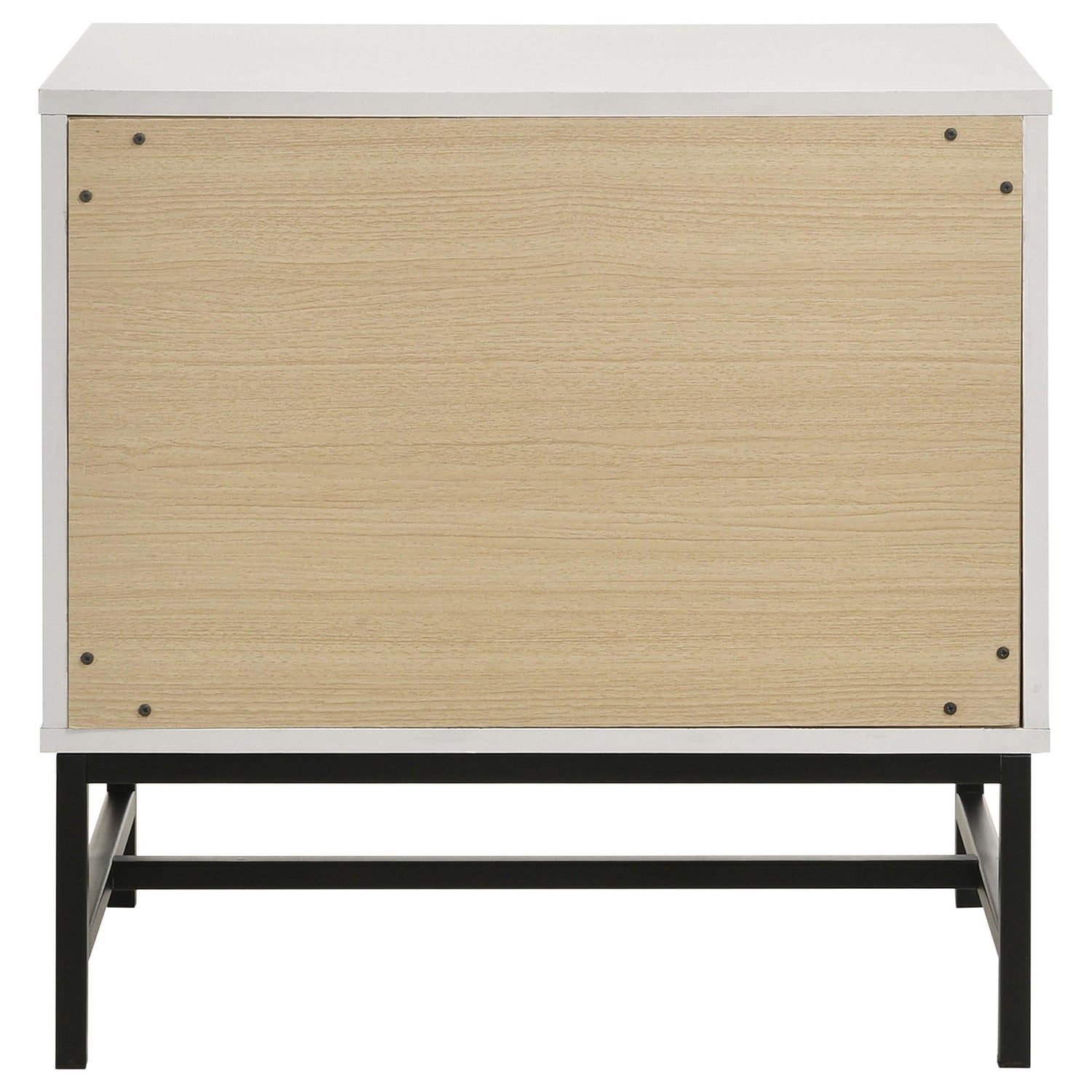 Sonora 2-drawer Nightstand Bedside Table White - 224862