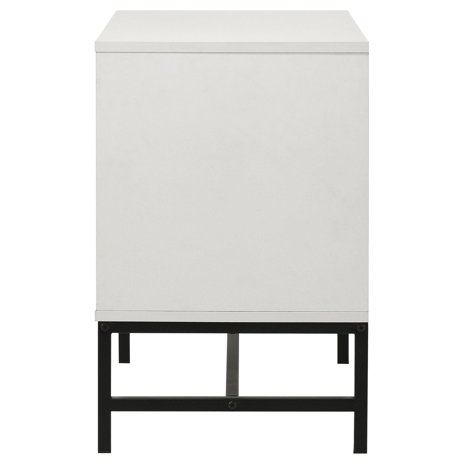 Sonora 2-drawer Nightstand Bedside Table White - 224862