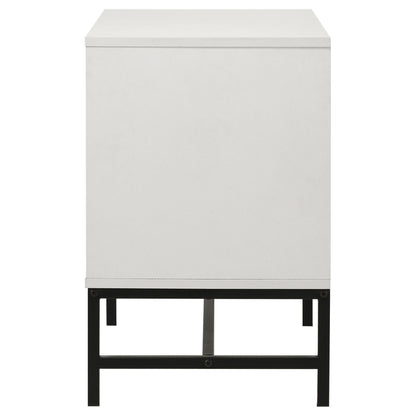 Sonora 2-drawer Nightstand Bedside Table White - 224862