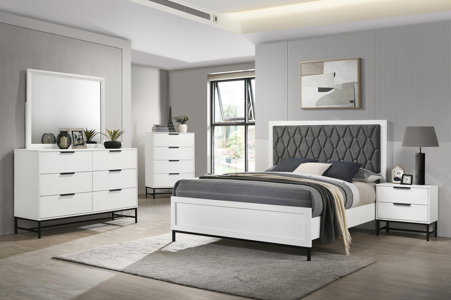 Sonora 4-drawer Bedroom Chest White - 224865