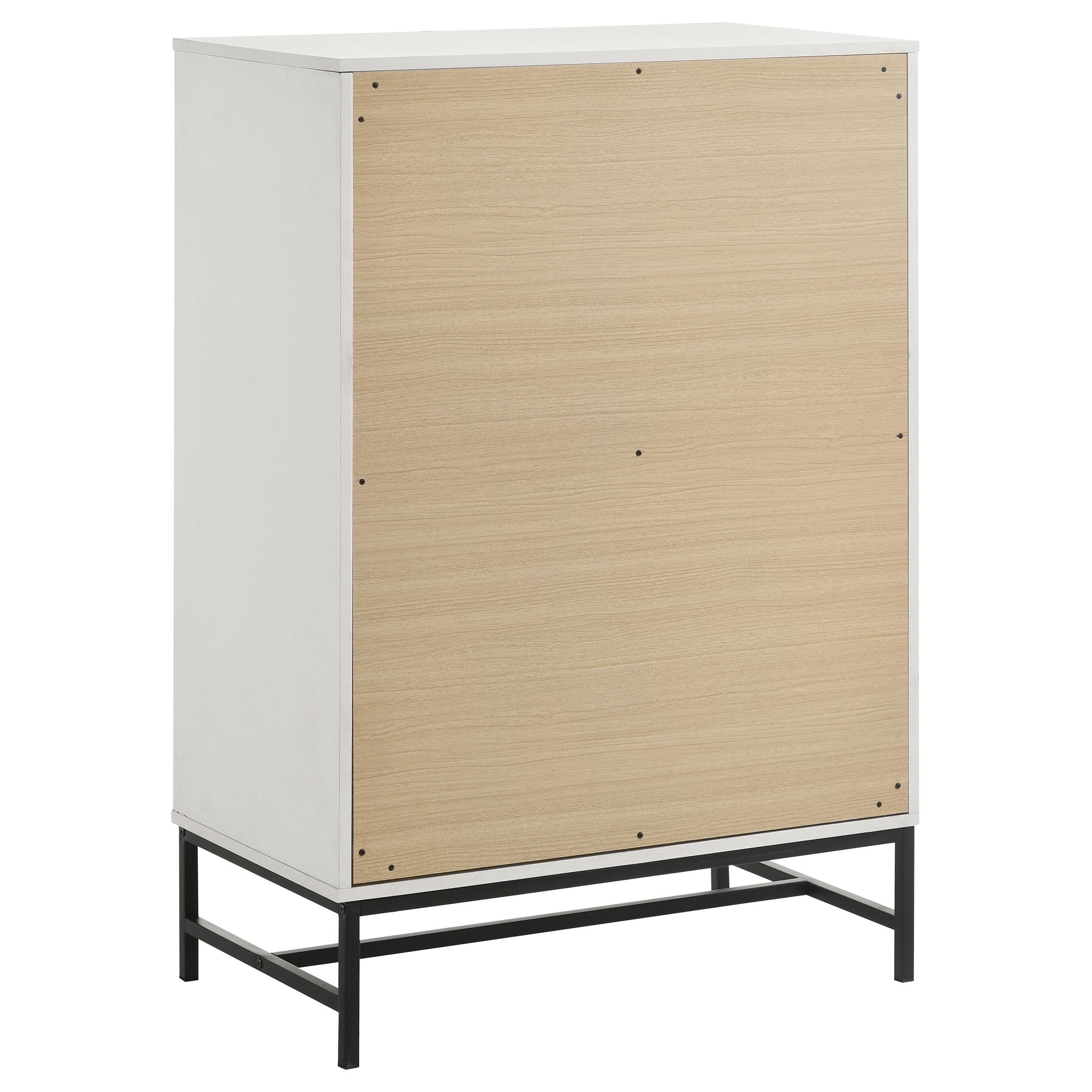 Sonora 5-piece California King Bedroom Set White - 224861KW-S5