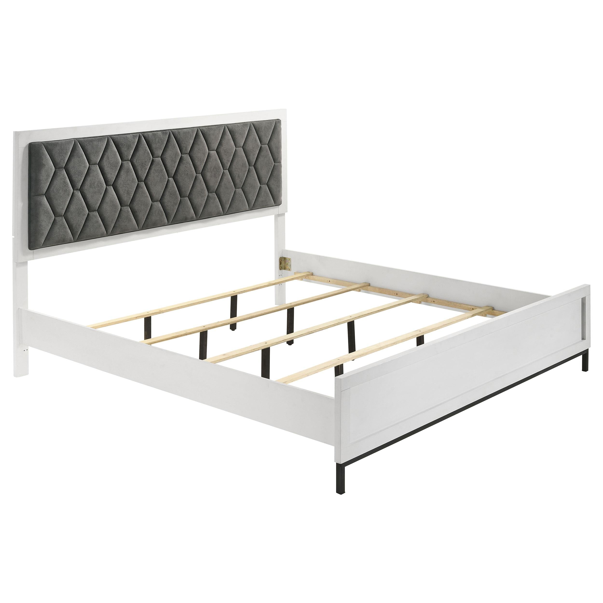 Sonora 5-piece California King Bedroom Set White - 224861KW-S5