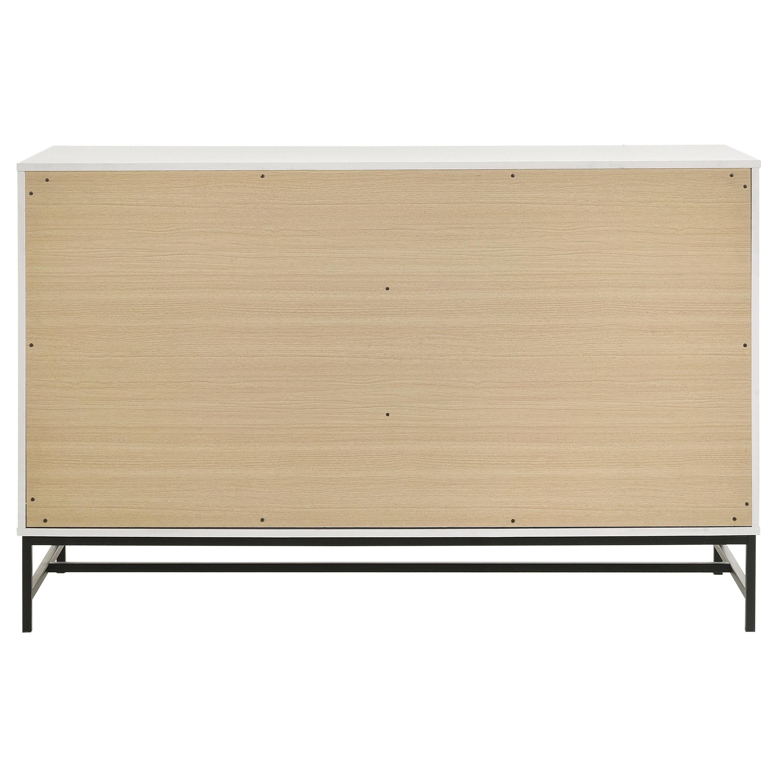 Sonora 6-drawer Bedroom Dresser White - 224863