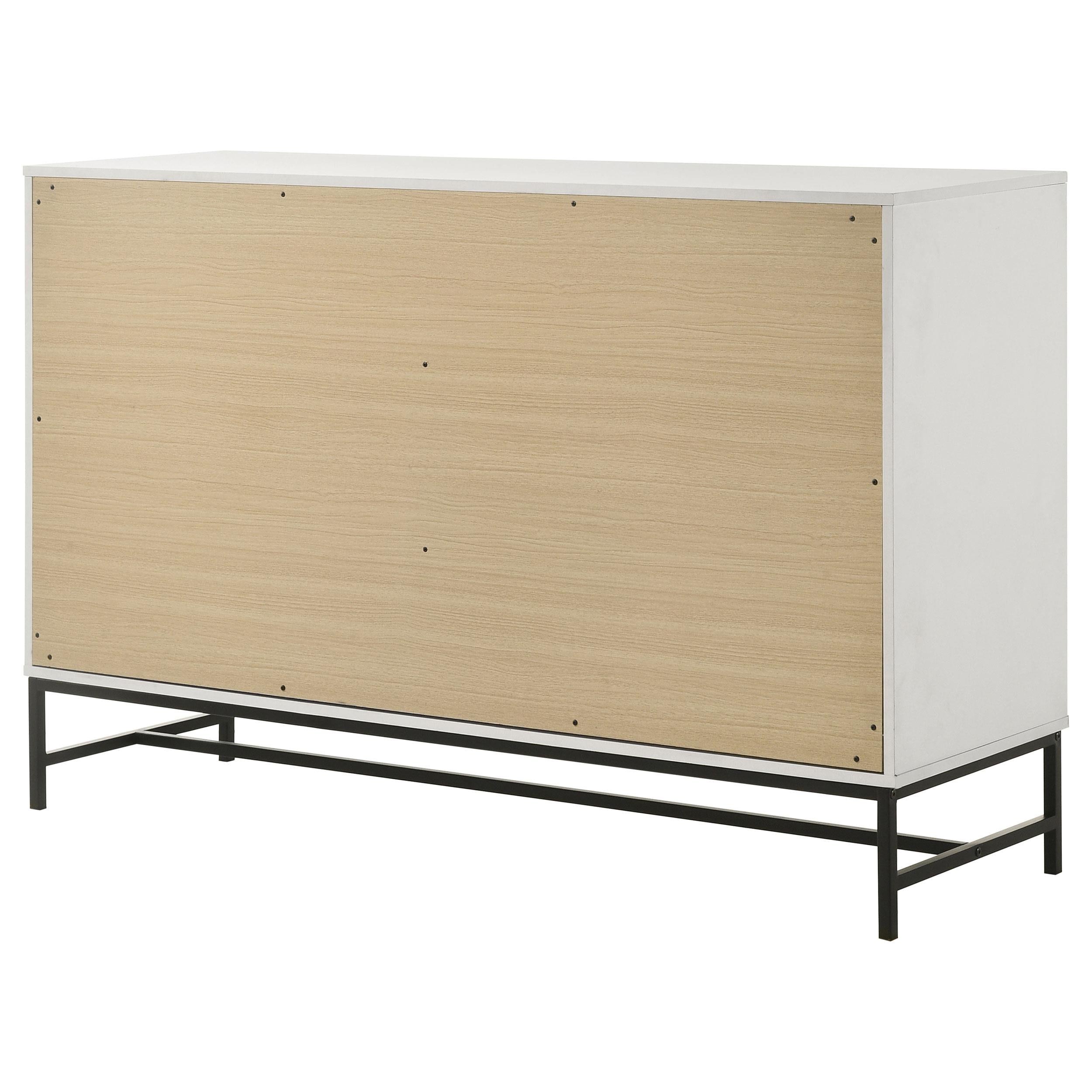 Sonora 6-drawer Bedroom Dresser White - 224863