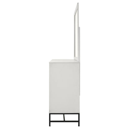 Sonora 6-drawer Dresser with Mirror White - 224863M