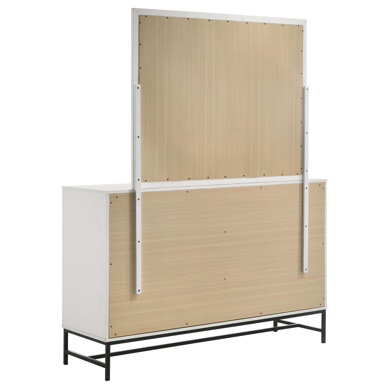 Sonora 6-drawer Dresser with Mirror White - 224863M