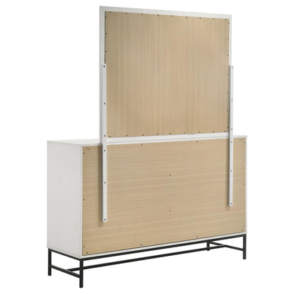 Sonora 6-drawer Dresser with Mirror White - 224863M