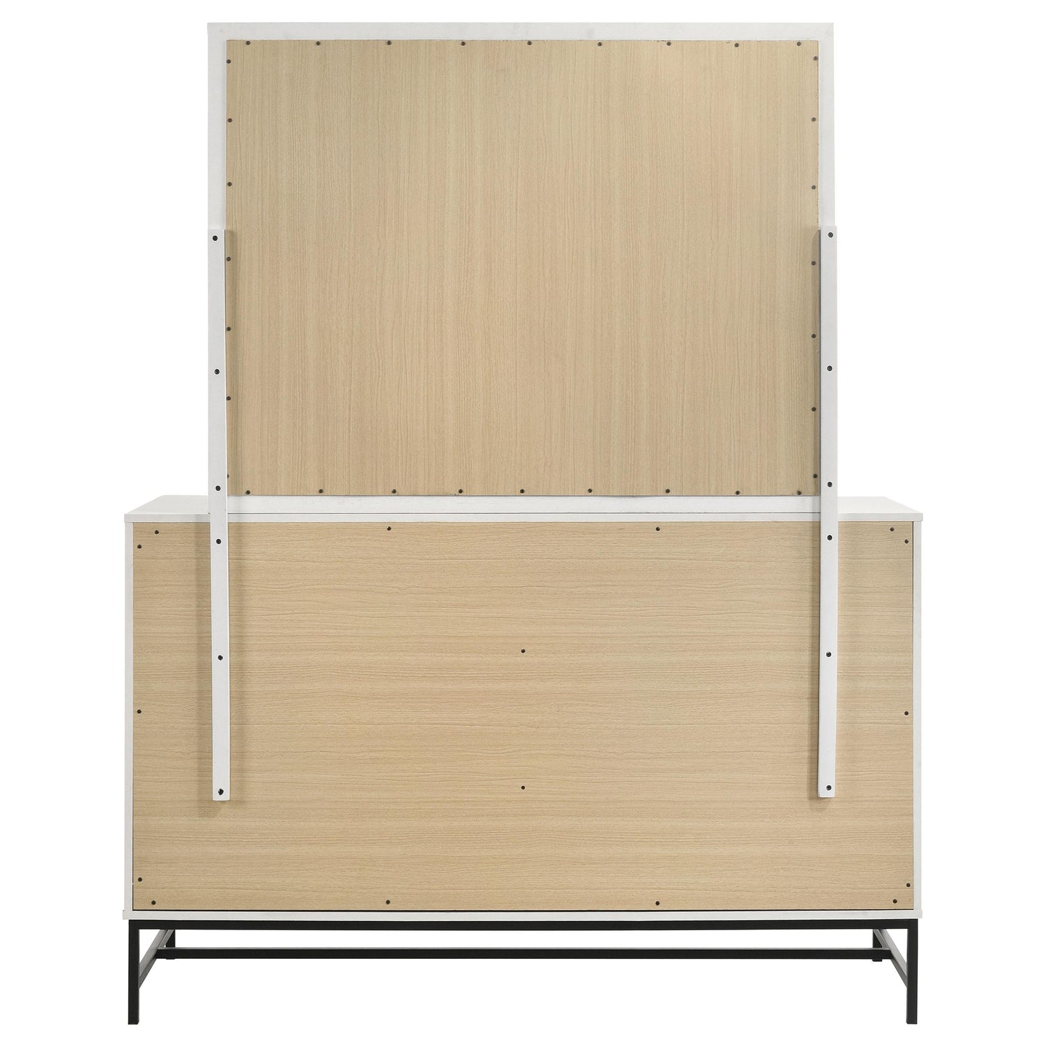 Sonora 6-drawer Dresser with Mirror White - 224863M