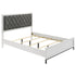 Sonora Queen Upholstered Panel Bed White - 224861Q
