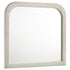 Sonya Upholstered Bedroom Dresser Mirror Ivory - 360114