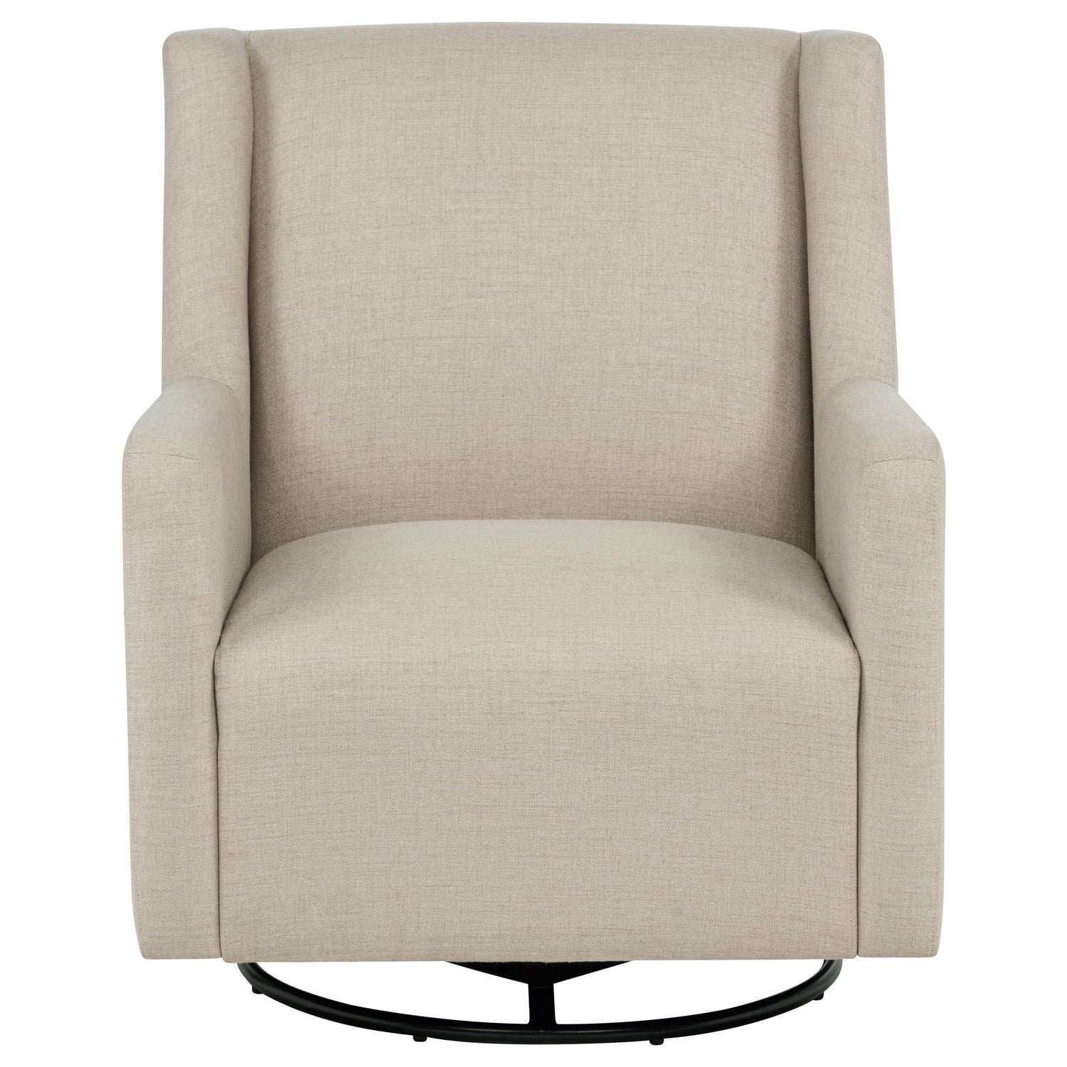 Sorrel Fabric Upholstered Swivel Glider Arm Chair Latte - 903930