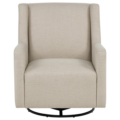 Sorrel Fabric Upholstered Swivel Glider Arm Chair Latte - 903930