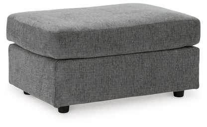 Stairatt Chair and Ottoman in Gravel - PKG014495