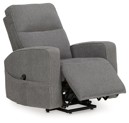 Starganza Gray Power Lift Recliner - 9370412