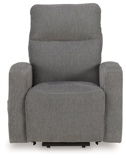 Starganza Gray Power Lift Recliner - 9370412
