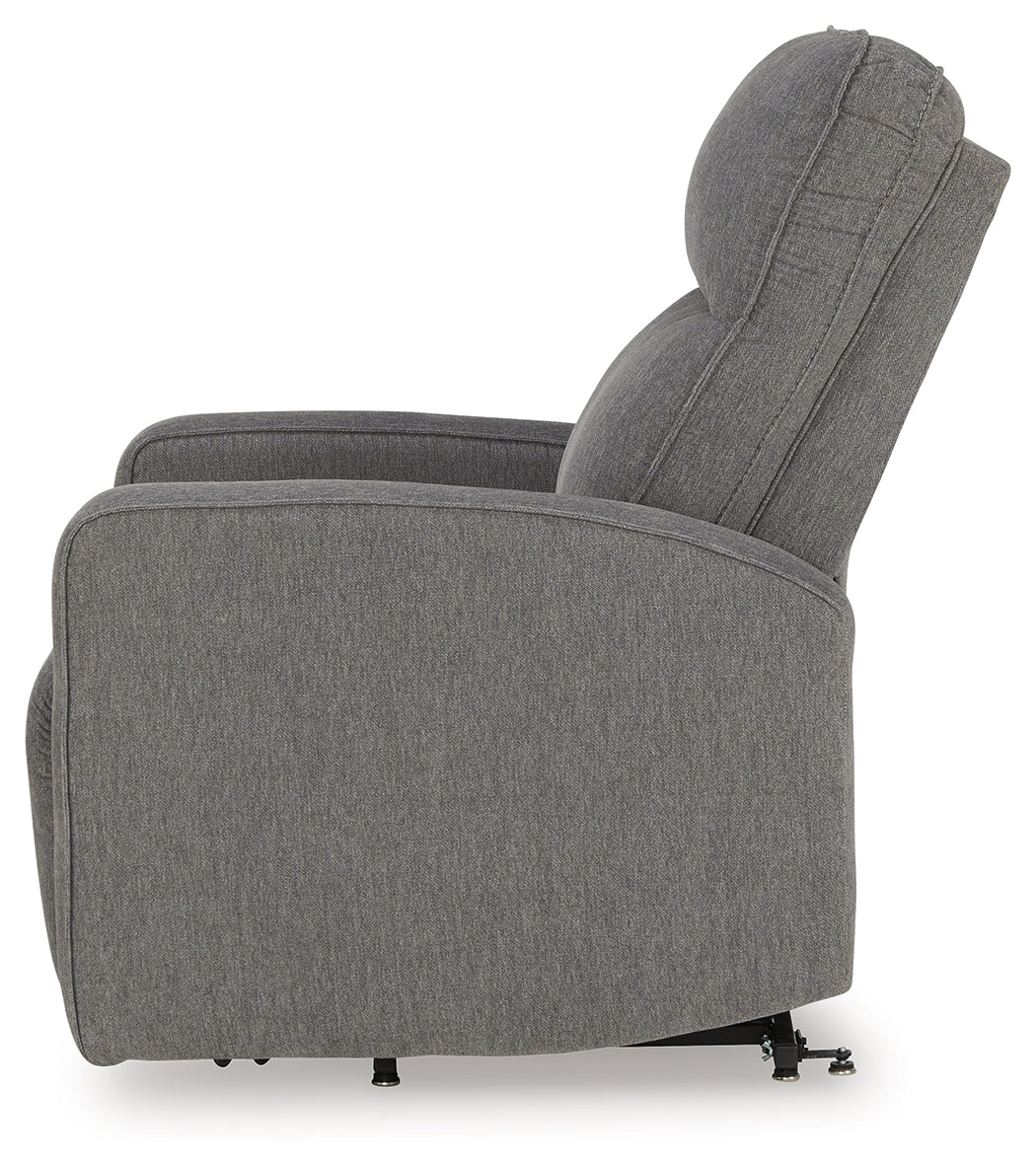 Starganza Gray Power Lift Recliner - 9370412