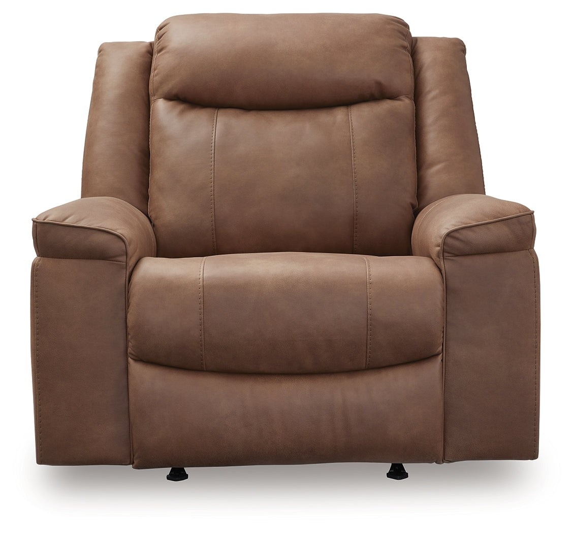 Status Check Caramel Recliner - PC6530825