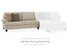 Steelwater Retreat Latte Left-Arm Facing Sofa - 6670466