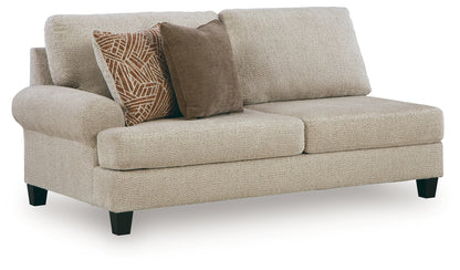 Steelwater Retreat Latte Left-Arm Facing Sofa - 6670466