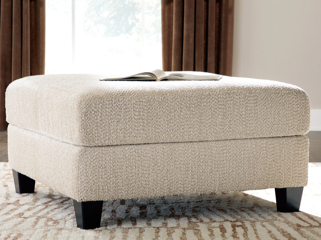 Steelwater Retreat Latte Oversized Accent Ottoman - 6670408