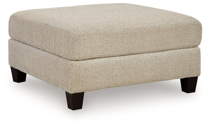 Steelwater Retreat Latte Oversized Accent Ottoman - 6670408
