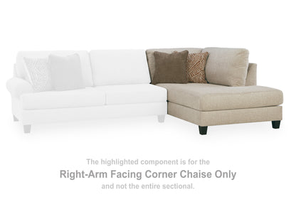 Steelwater Retreat Latte Right-Arm Facing Corner Chaise - 6670417