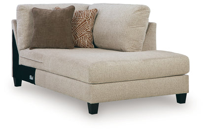 Steelwater Retreat Latte Right-Arm Facing Corner Chaise - 6670417