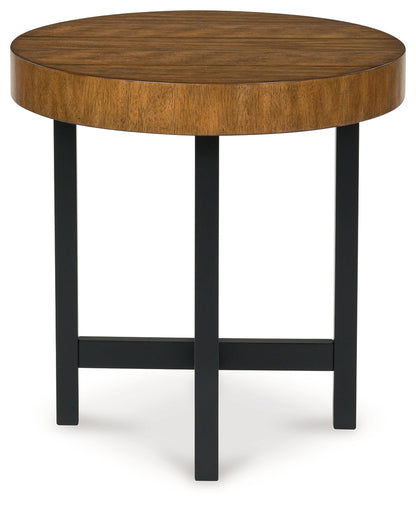 Steenlage Brown/Black Table (Set of 2) - T575-12