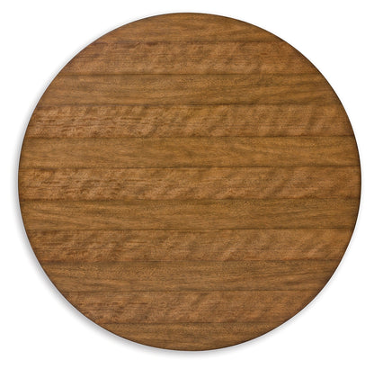 Steenlage Brown/Black Table (Set of 2) - T575-12