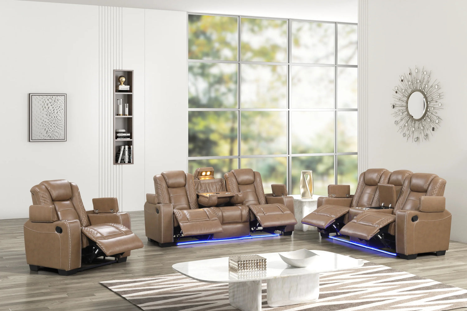 STEFANO10 3PC Reclining Set - STEFANO10