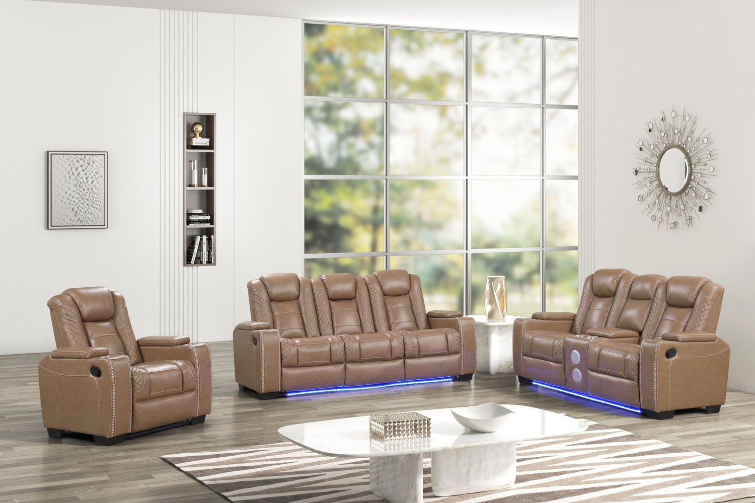 STEFANO10 3PC Reclining Set - STEFANO10