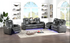 STEFANO30 3PC Reclining Set (Gray) - STEFANO30