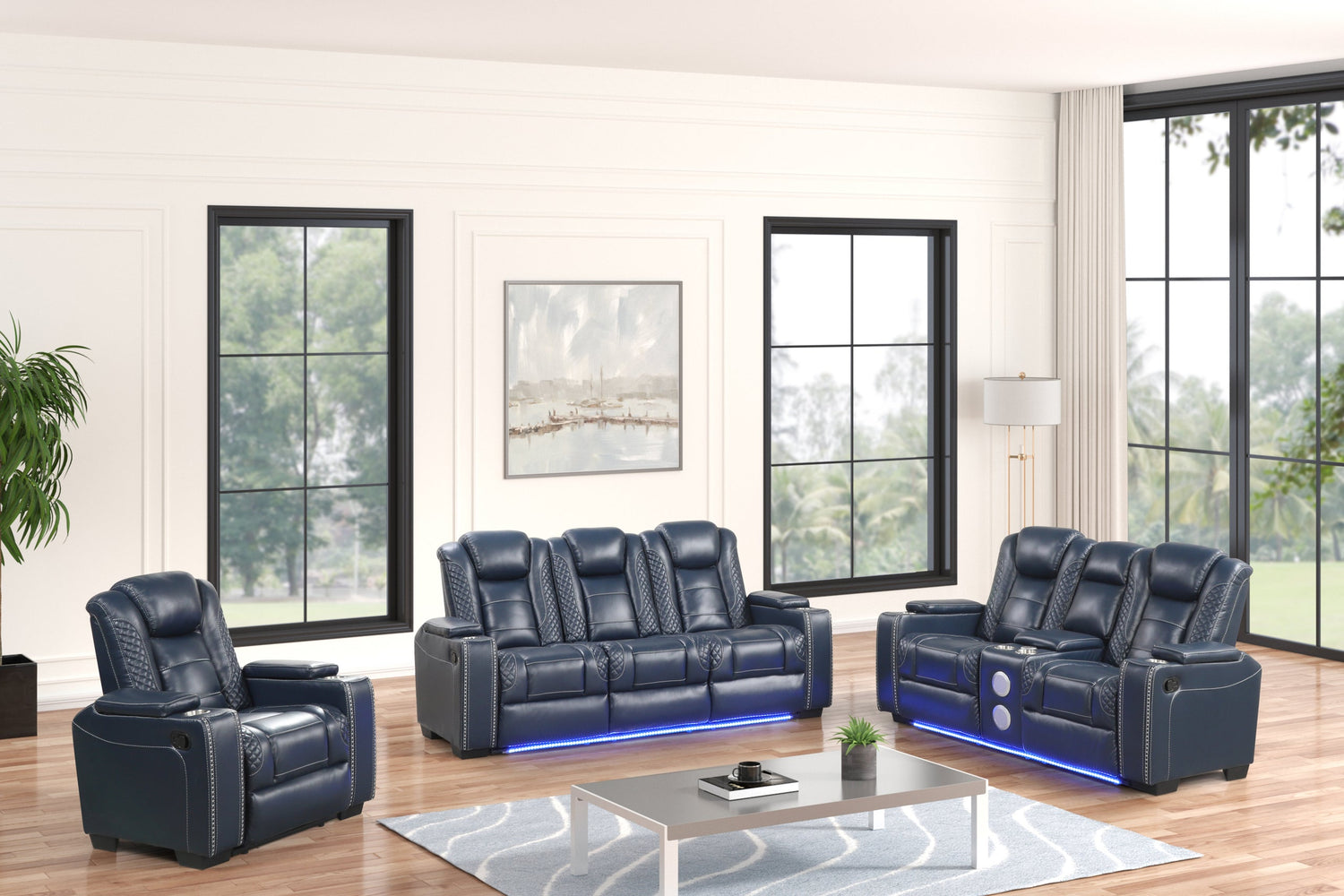 STEFANO40 3PC Reclining Set - STEFANO RECLINING SET