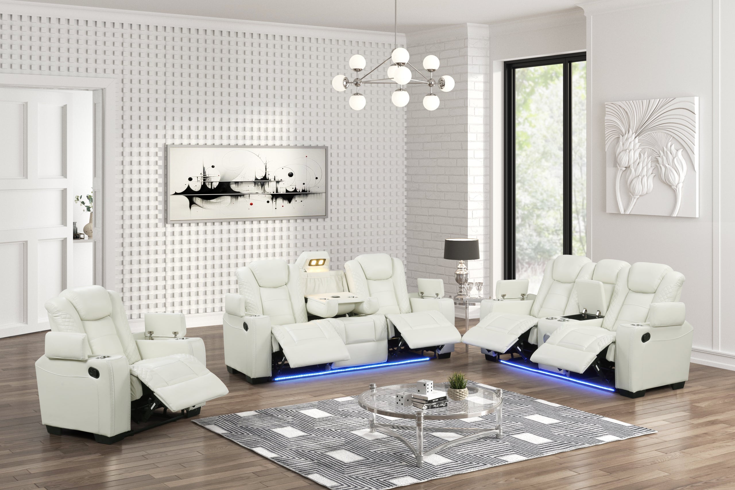 STEFANO50 3PC Reclining Set - STEFANO50