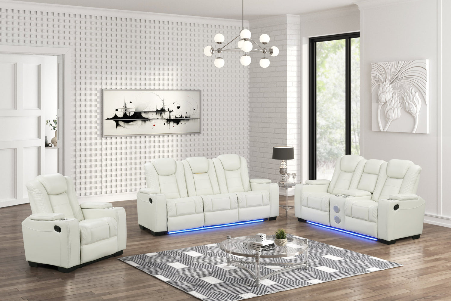 STEFANO50 3PC Reclining Set - STEFANO50