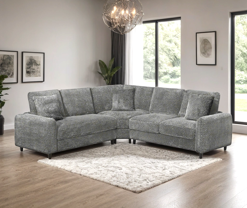 Stella Gray Sectional - Stella Gray