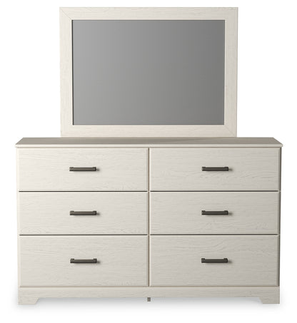Stelsie King Panel Bed, Dresser, Mirror and Nightstand - B2588B17