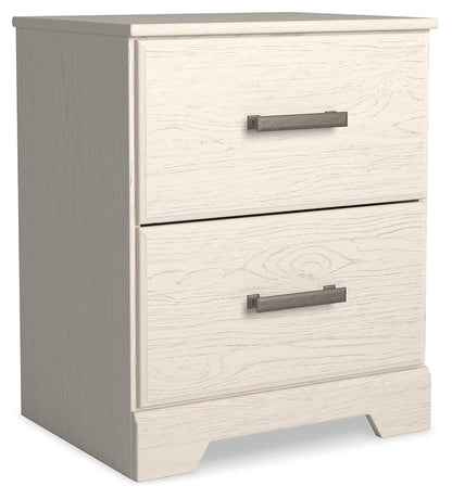 Stelsie Queen Panel Bed with Dresser and Nightstand in White from Ashley - Luna Furniture